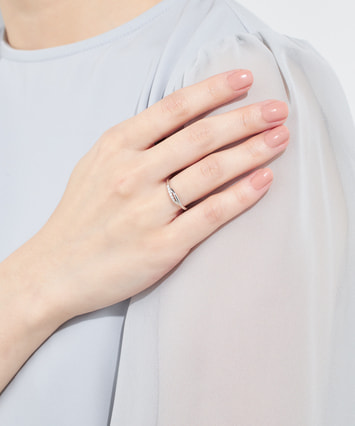 ペア】K10WG ダイヤモンド リング|festaria Online Shop(フェスタリア