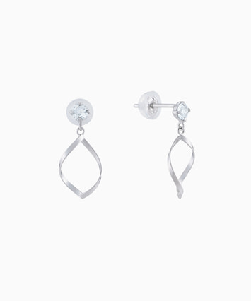 K10WG アクアマリン ピアス|festaria Online Shop(フェスタリア