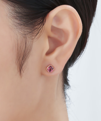 K18PG ピンクトルマリン ピアス|festaria Online Shop(フェスタリア