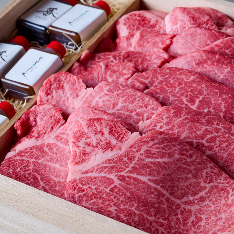 よろにく／日山コラボ 黒毛和牛（ヒレざんまい）特製タレ付き【折詰