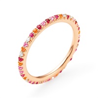 K18PGルビー/カラーサファイア/ダイヤモンドリング | ポンテヴェキオ