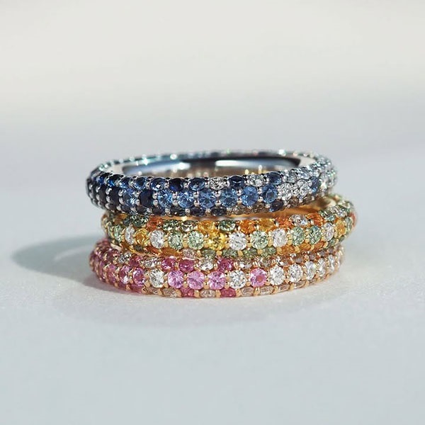 K18WGサファイア/ダイヤモンドリング | ポンテヴェキオ公式オンライン