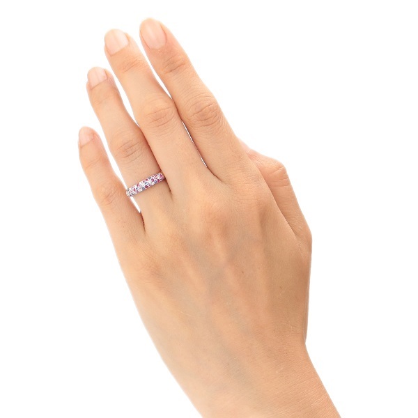 K18WGカラーサファイア/ダイヤモンドリング | ポンテヴェキオ公式