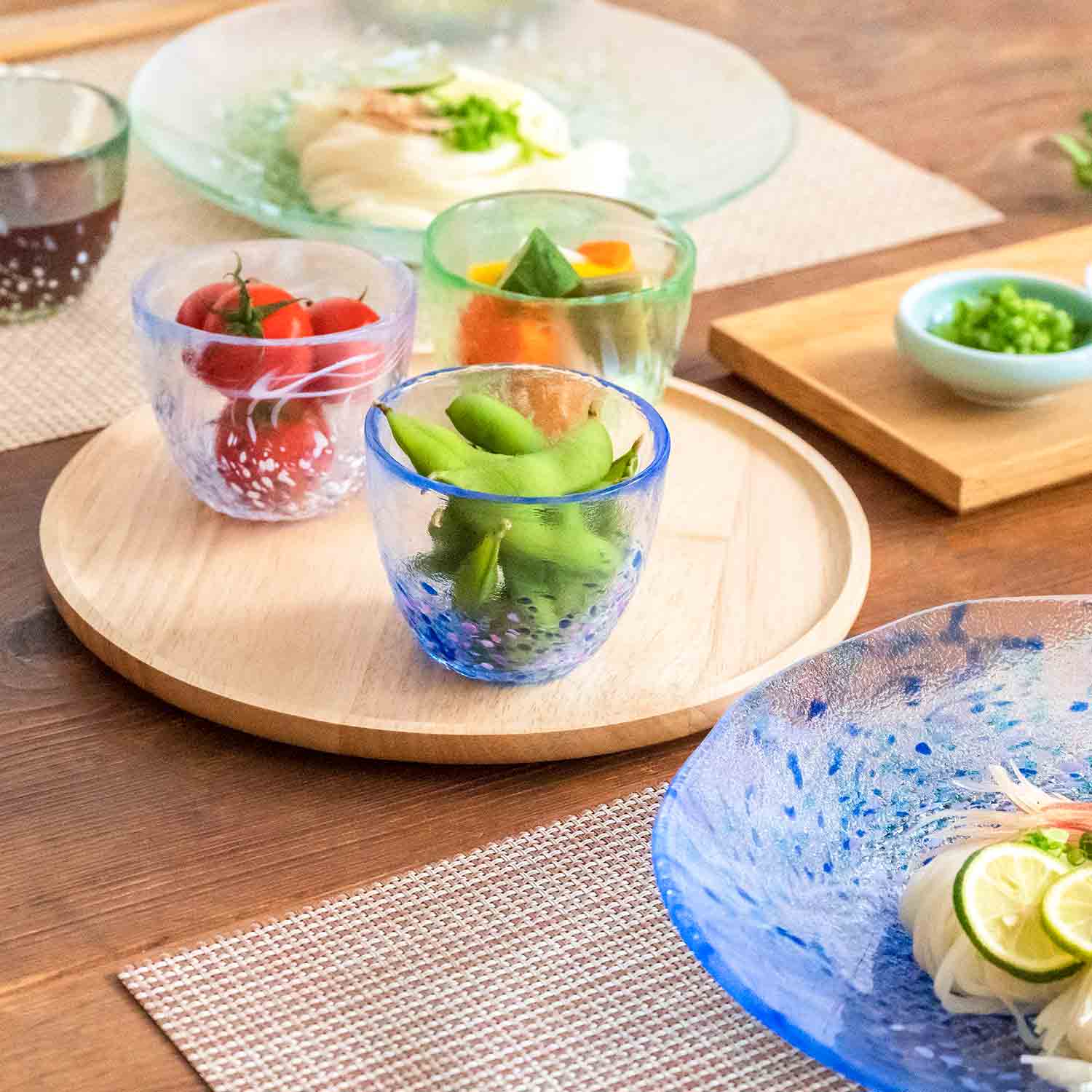 めん猪口（青） WA313 / 東洋佐々木ガラス(株) 公式オンラインショップ