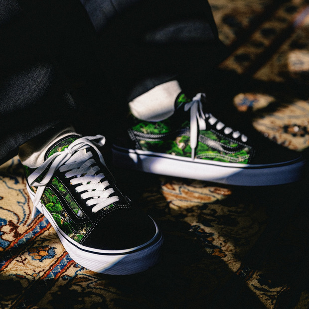 OLD SKOOL BLACK/GREEN｜TRADMAN'S BONSAI ONLINE STORE