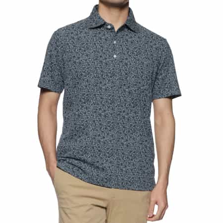 スモールフラワープリント鹿の子ポロシャツ（2225432）｜BARNEYS NEW