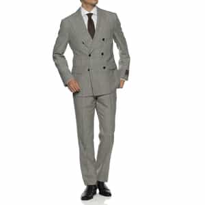 グレンチェック柄スーツ 