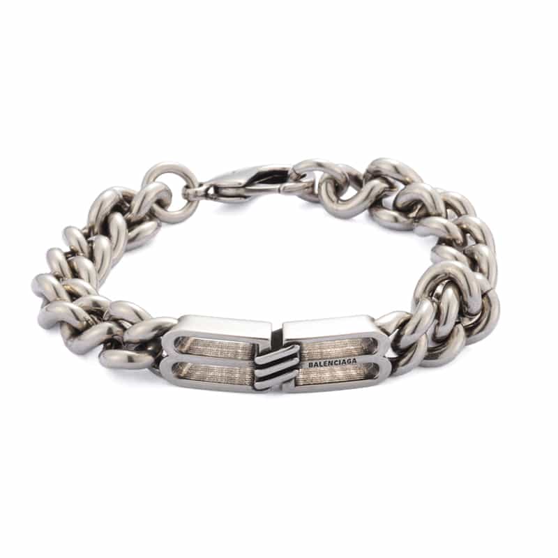 BALENCIAGA＜バレンシアガ＞ ロゴ入りブレスレット（2246123