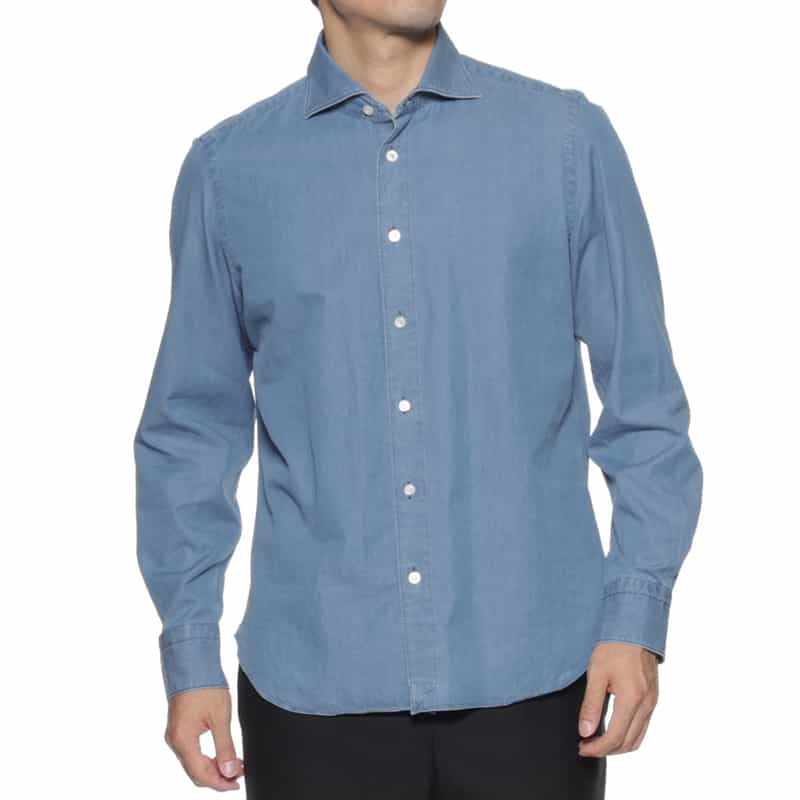 FINAMORE＜フィナモレ＞ デニムシャツ