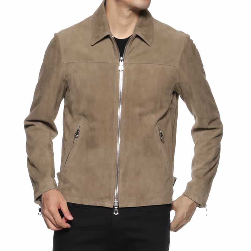 CINQUANTA＜チンクワンタ＞ ゴートスエードシングルジャケット