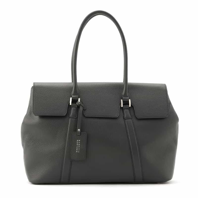 フラップ付き シュリンクレザートートバッグ（2256723）｜BARNEYS NEW