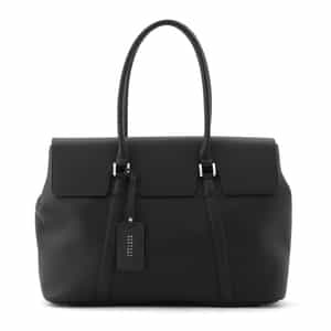 フラップ付き シュリンクレザートートバッグ（2256723）｜BARNEYS NEW