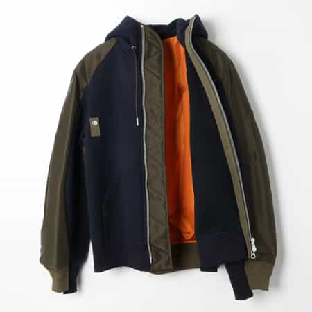 SACAI＜サカイ＞ コンビネーション スウェットパーカー（メンズ