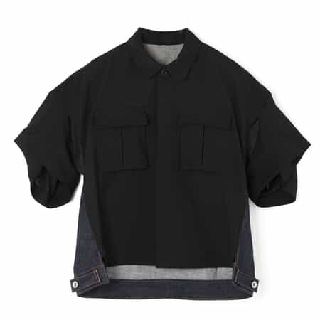 SACAI＜サカイ＞ コンビネーション カジュアルシャツ（2264202