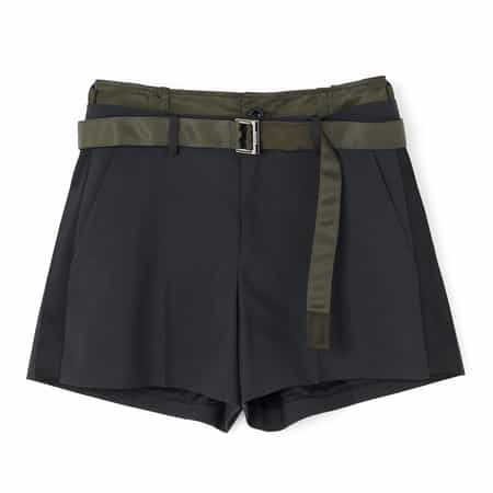 SACAI＜サカイ＞ スーチングミドル丈ワイドパンツ（2264204）｜SACAI