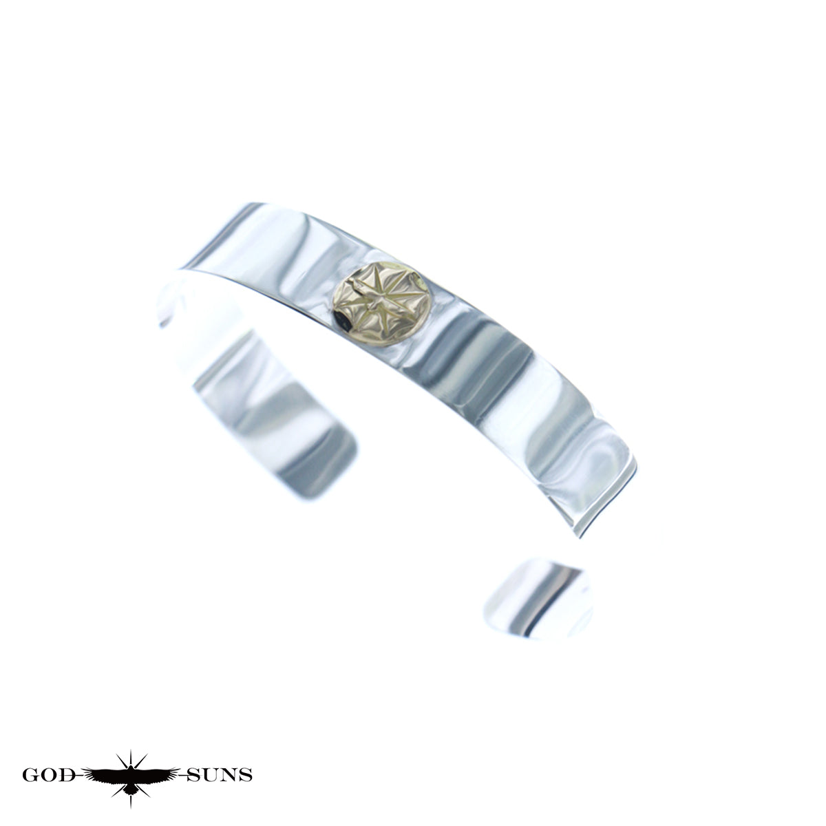 平打ちバングルK18メタル付き 12mm板 – GOD SUNS