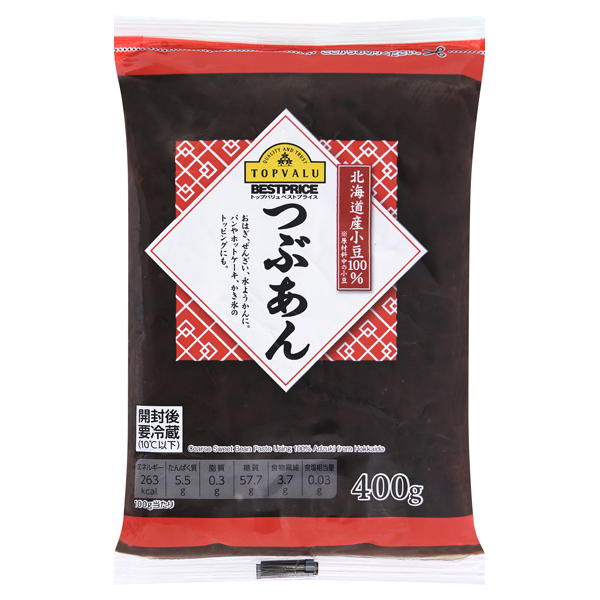 トップバリュ】つぶあん 400g (×15) |mvm-002-4549414336023-15 商品