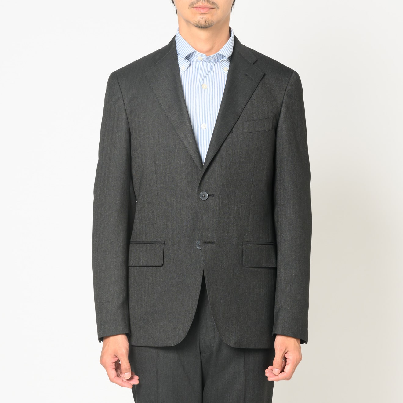 ウール調 セットアップジャケット チャコール織り柄 | ONLY ONLINE STORE