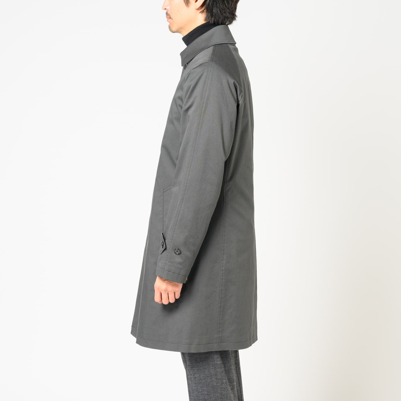 コットンステンカラーコート グレー | ONLY ONLINE STORE