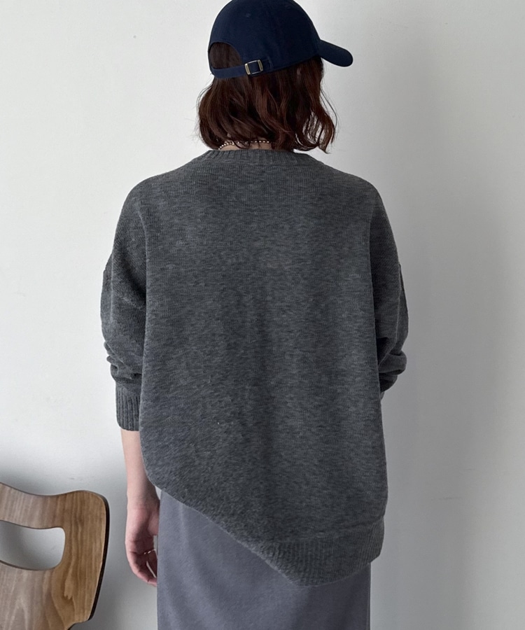 マシンウォッシャブル】86ロゴニット(F BROWN): トップス｜PMbox P&M