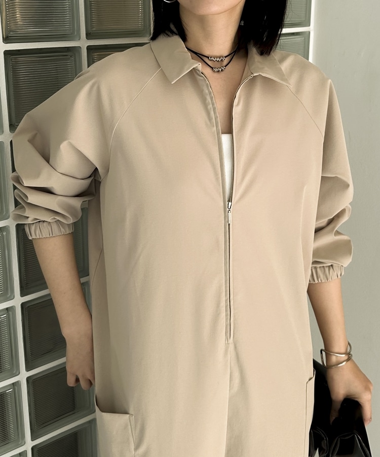 ZIPオールインワン(F BEIGE): オーバーオール｜PMbox P&M OFFICIAL