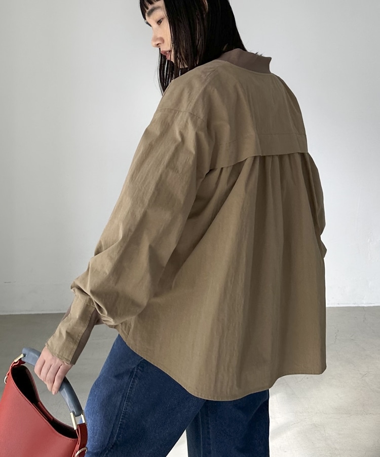 バックギャザーミドルMA-1(F GREIGE): アウター｜PMbox P&M OFFICIAL