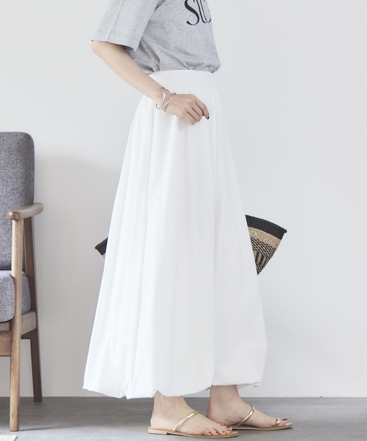 タフタバルーンスカート(F OFF WHITE): スカート｜PMbox P&M OFFICIAL