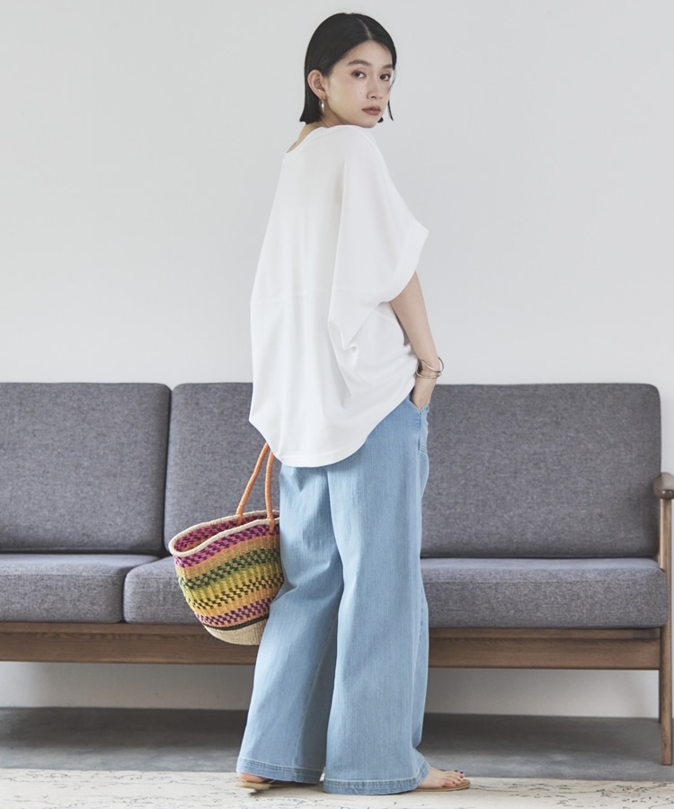 ワイドベイカーデニムパンツ(36 BLUE): パンツ｜PMbox P&M OFFICIAL