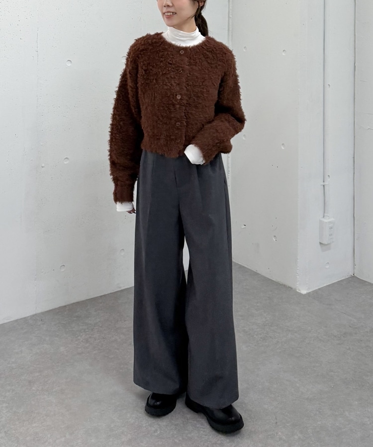 シアー天竺ハイネック TOPS(M OFF WHITE): トップス｜PMbox P&M