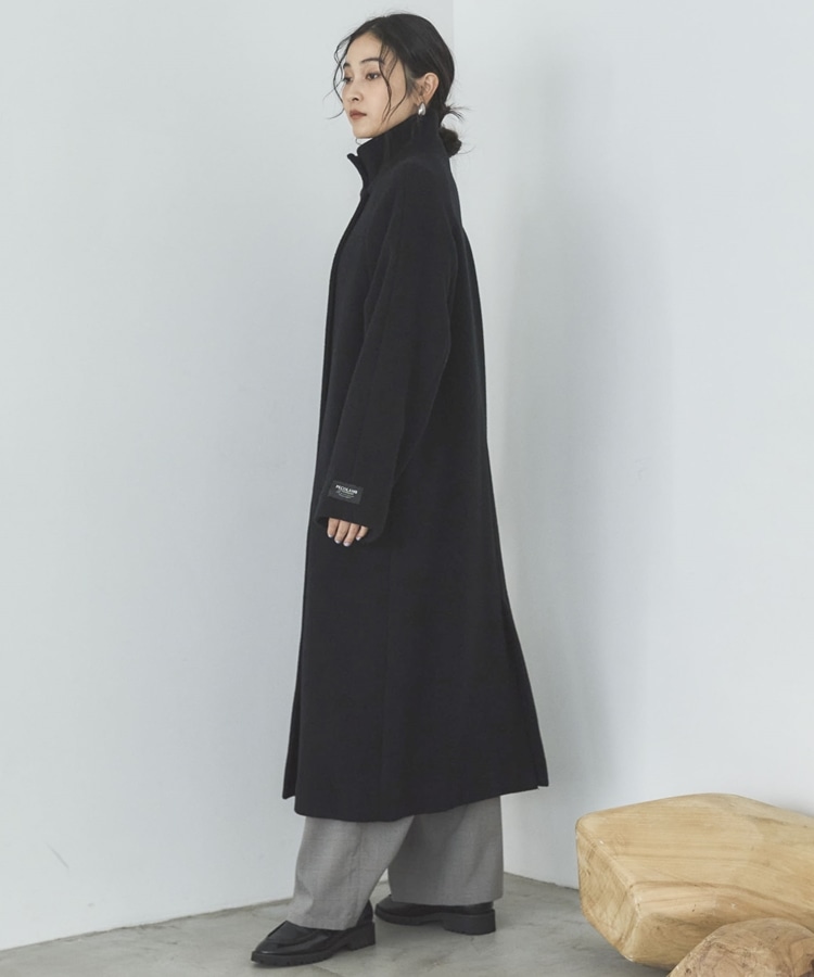 スタンドカラーコート(S CHARCOAL GRAY): アウター｜PMbox P&M
