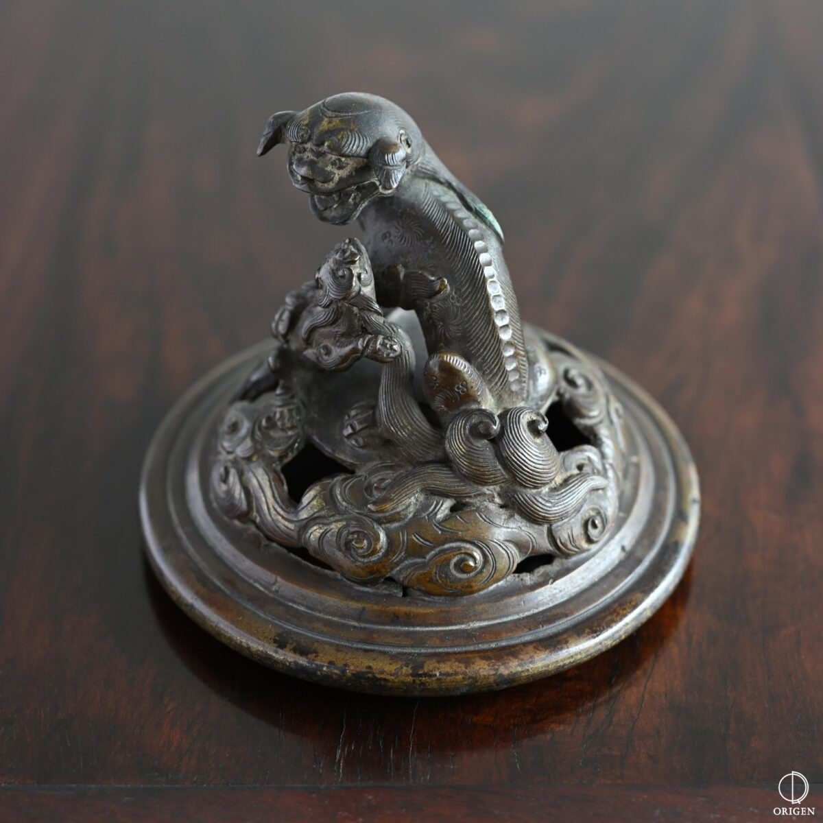 スタッフ日録：獅子鈕牡丹文象耳香炉＃15 - ORIGEN