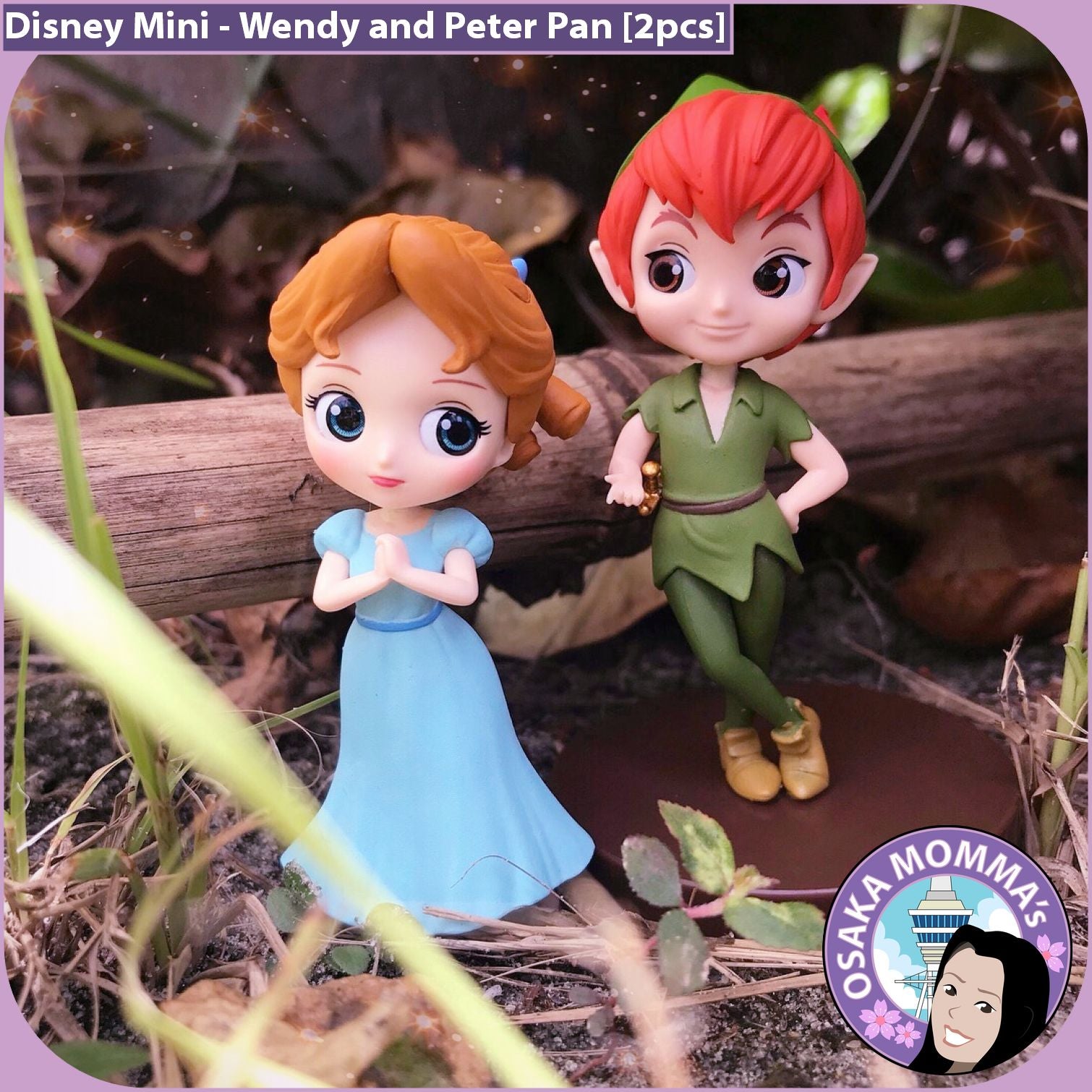 Qposket Petit 2 Set Wendy and Peter Pan – Osaka Momma's Japanese Goods