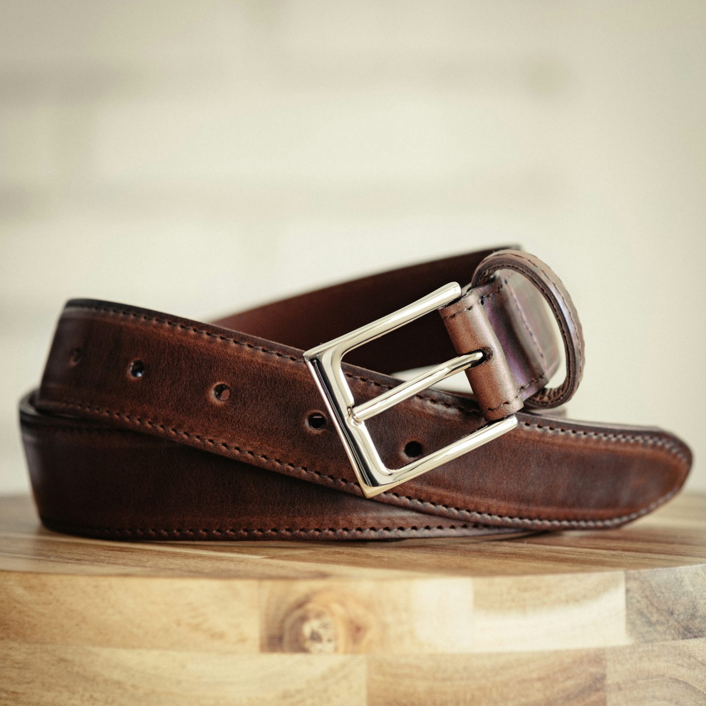 Dress Belt - Brown Chromexcel - Made in USA | Oak Street Bootmakers