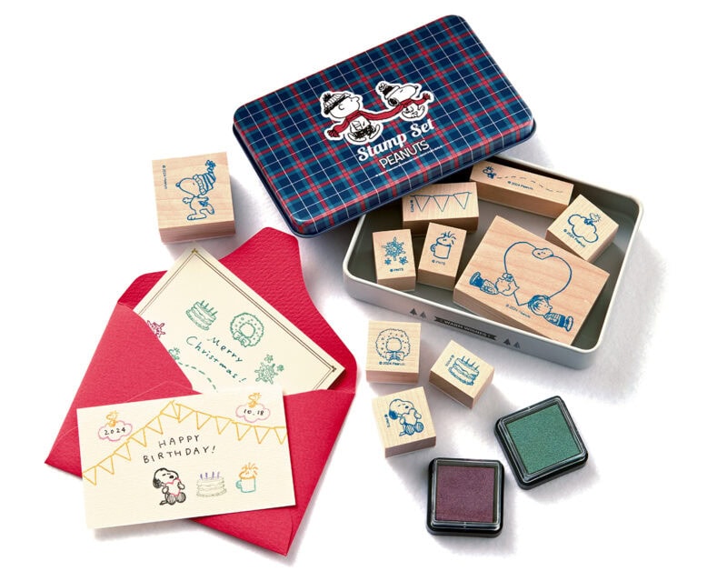 本日発売】 組み合わせも楽しめる！スヌーピーのスタンプセット大人の