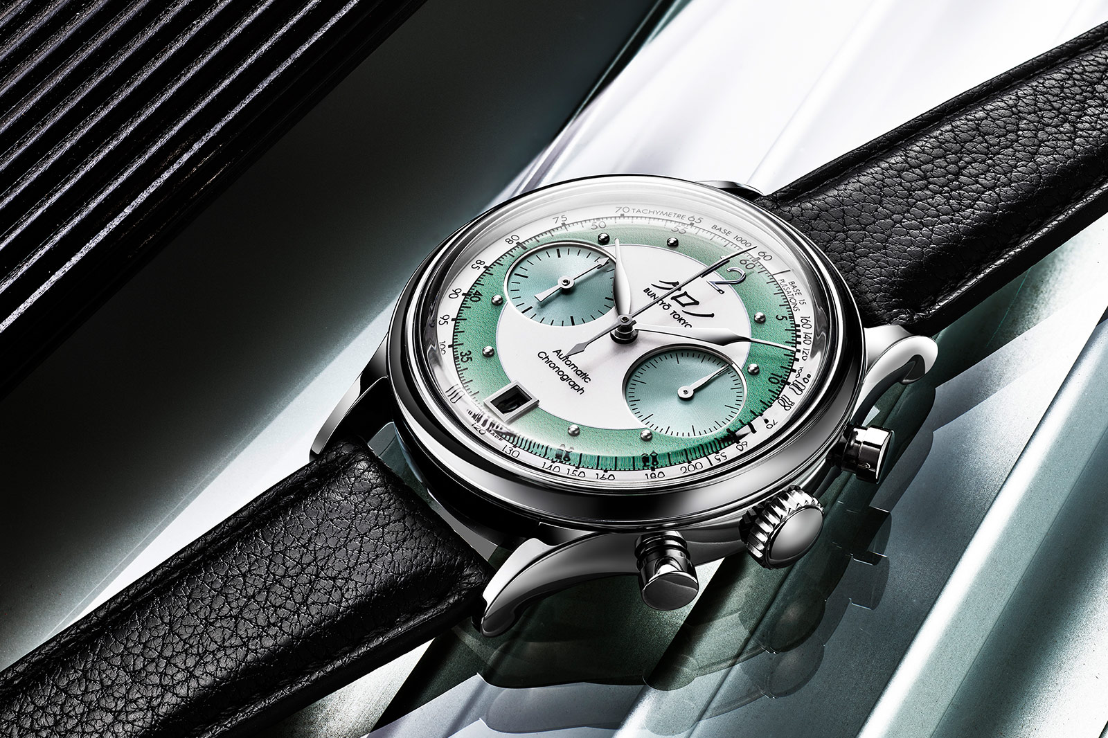 Kurono Reveal Tokyo Chronograph 3 Hisui Inspired by Japanese Jade