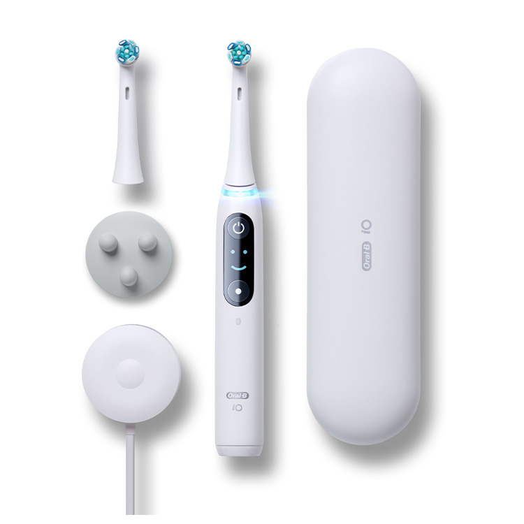 電動歯ブラシ ブラウンオーラルB 公式 | iO8（ホワイトアラバスター