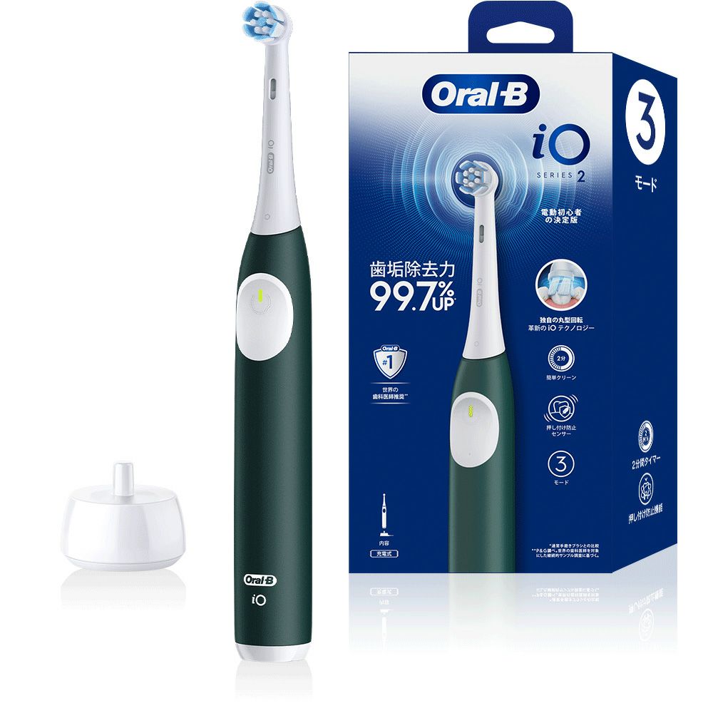 電動歯ブラシ ブラウンオーラルB 公式 | iO4（クワイトホワイト / 白