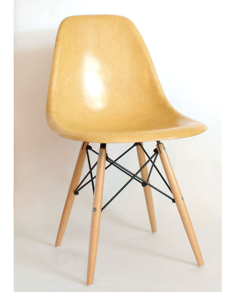 Vintage Eames Shell Chair By Herman Miller - Orange Blush