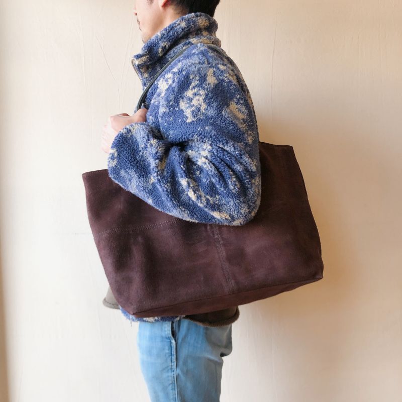 Butler Verner Sails】牛革スウェードビッグトートBAG（2color）