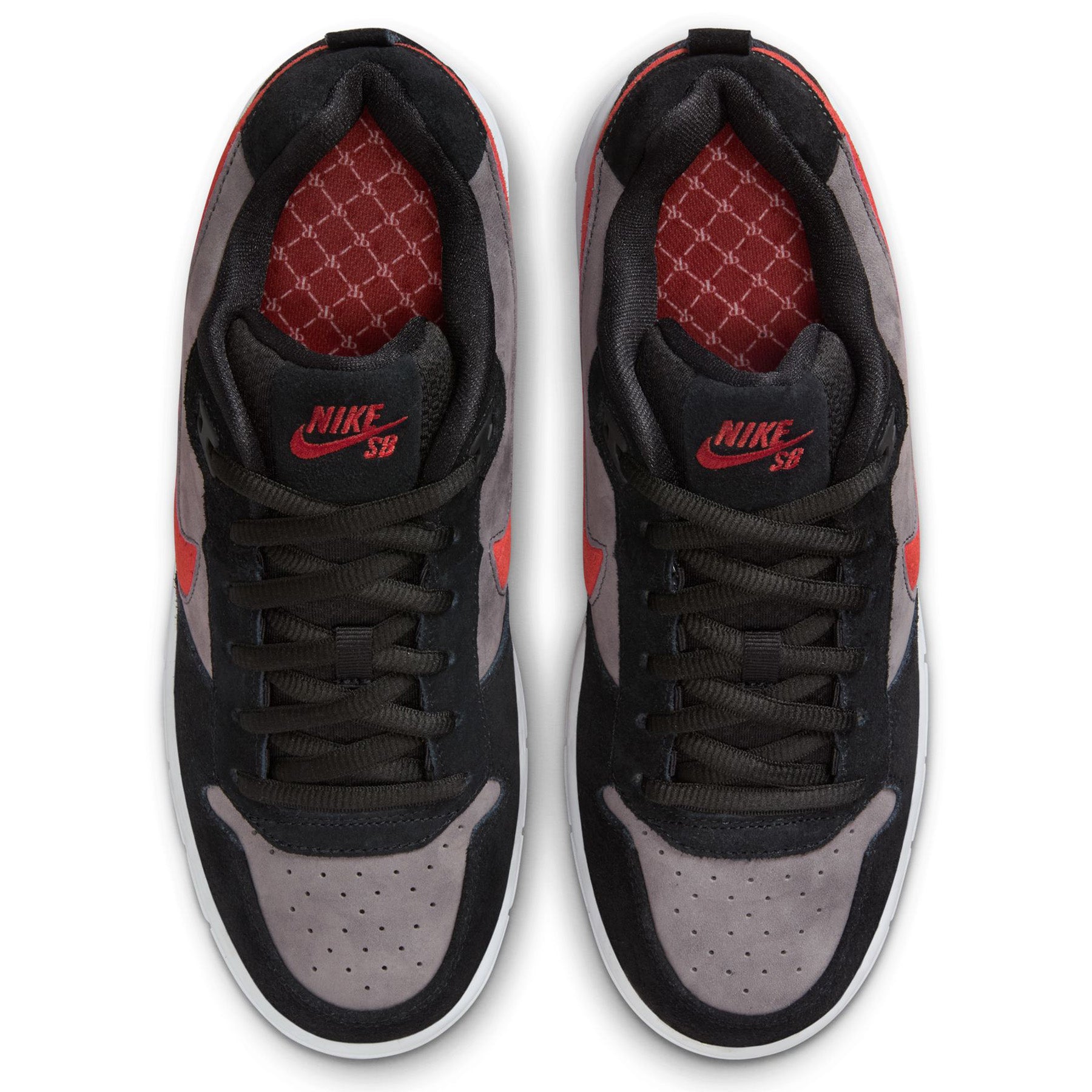 Nike SB Paul Rodriguez Zoom Air Low Black/Red/Grey - Orchard Skateshop