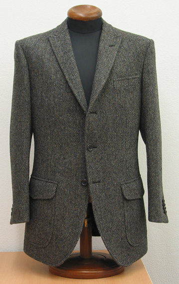 ハリスツイードジャケット｜ブリティッシュ ヘリンボーン – オーダー