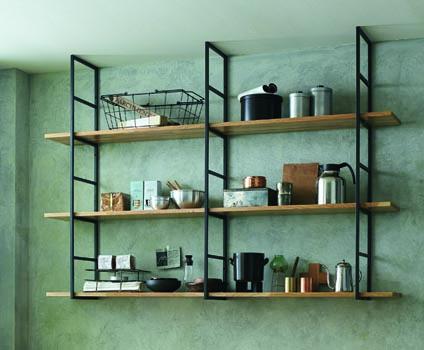 KUROMUKU【カベツケ】H600タイプ間口で選ぶ収納セット ONE ORDER／加藤