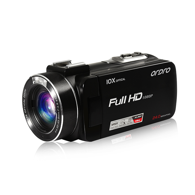 ORDRO z82 HDライブカメラ 光学10倍ズームカメラ 家庭用デジタルDV