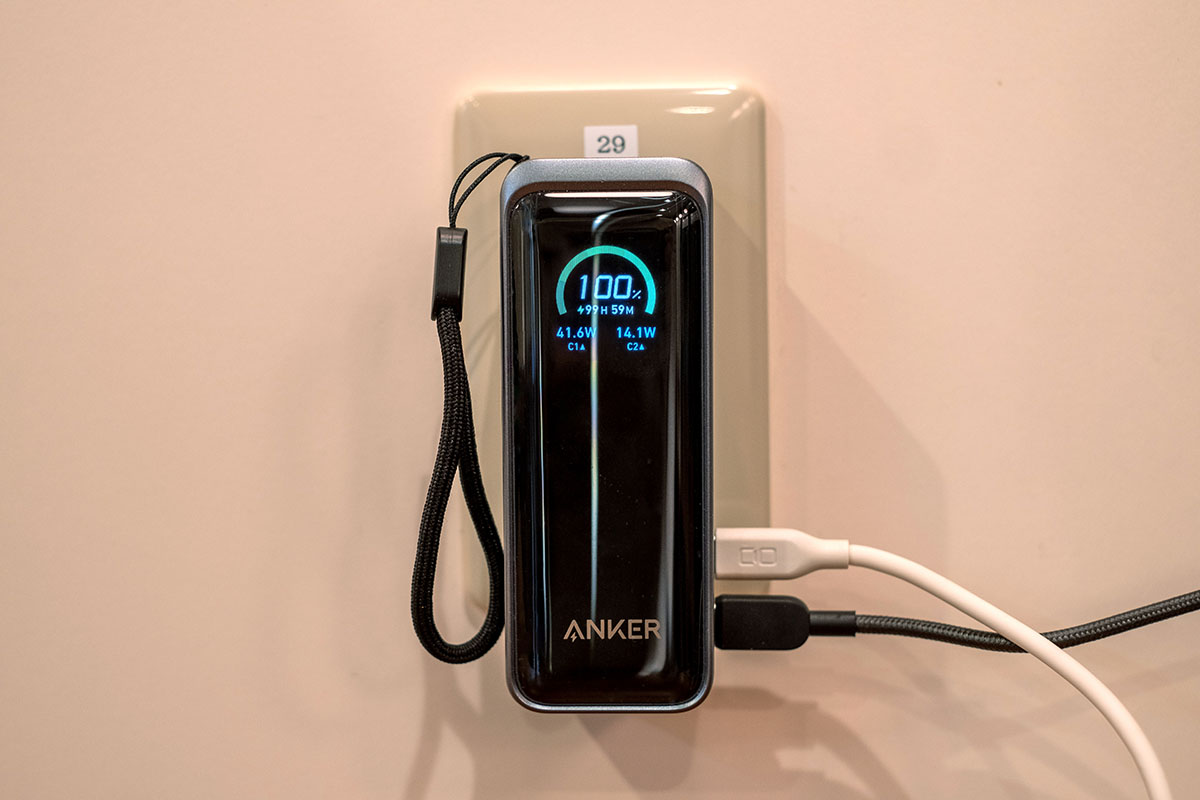 Anker Prime Power Bank（9600mAh, 65W, Fusion）レビュー：プラグ一