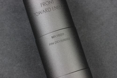 PTS MK18SD MOCK Suppressor BK (CCW)