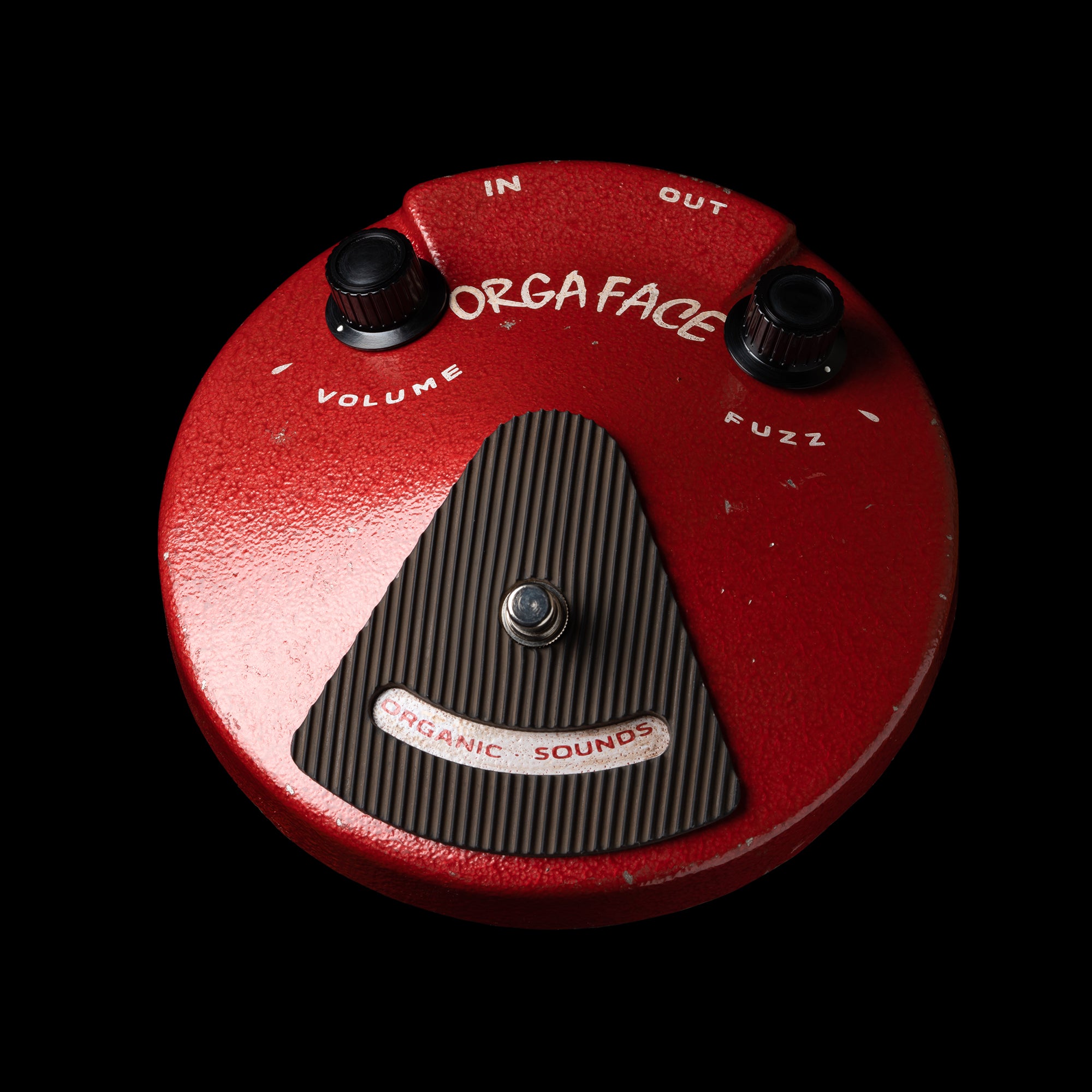 ORGA FACE Silicon BC183L / Aged Red / White text | Organic Sounds