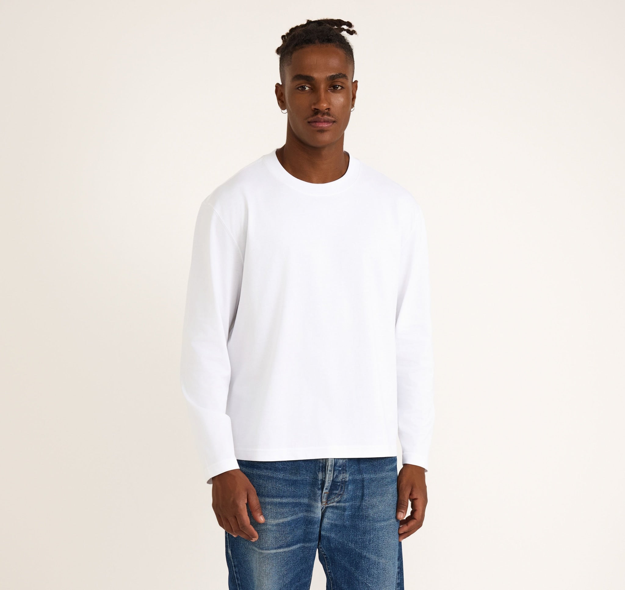 True Heavy Boxy Fit Long Sleeve Tee | Only € 47 | Organic Basics