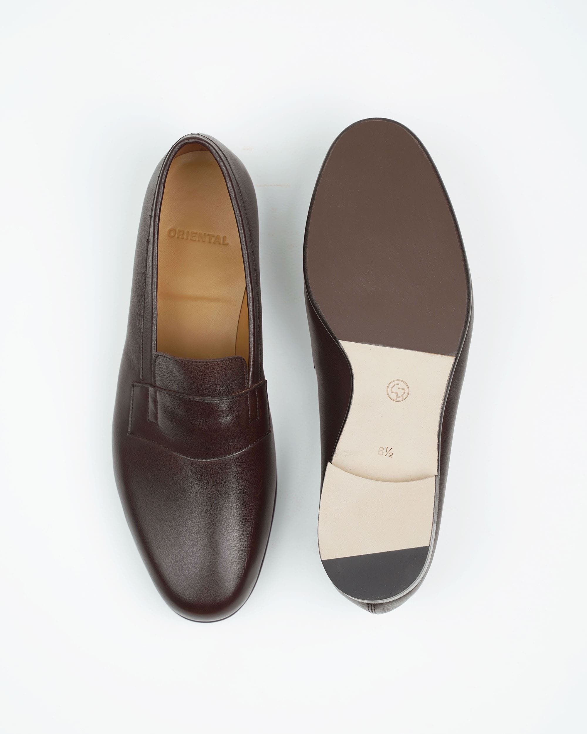 ORIENTAL オリエンタル 520 Plain loafer Dark brown (R-0520