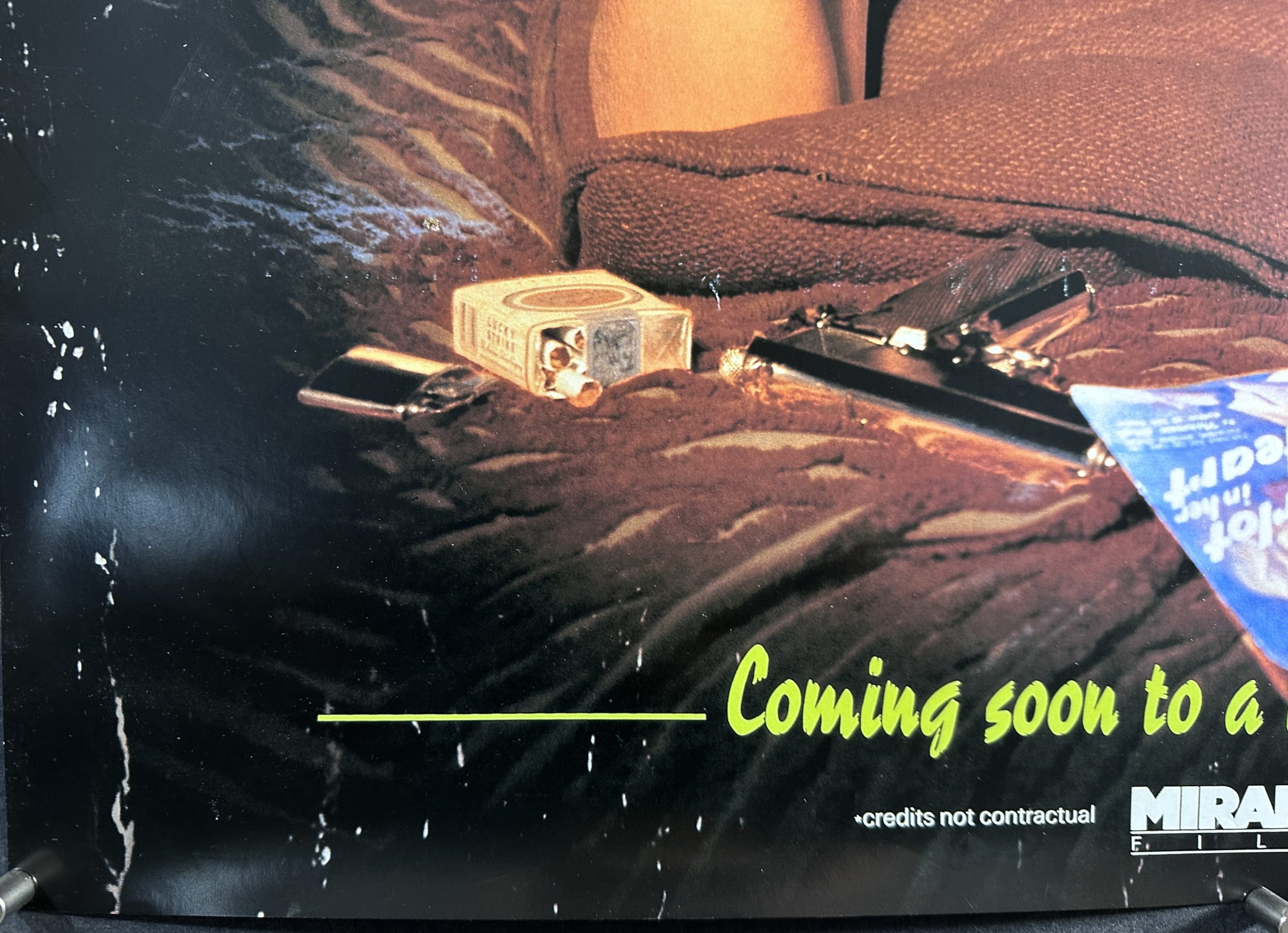 PULP FICTION, Recalled Lucky Strikes Advance Movie Poster