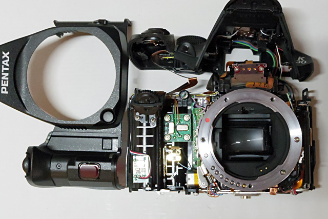 PENTAX K-30 絞り制御不良（黒死病）修理方法 – Orio Blog
